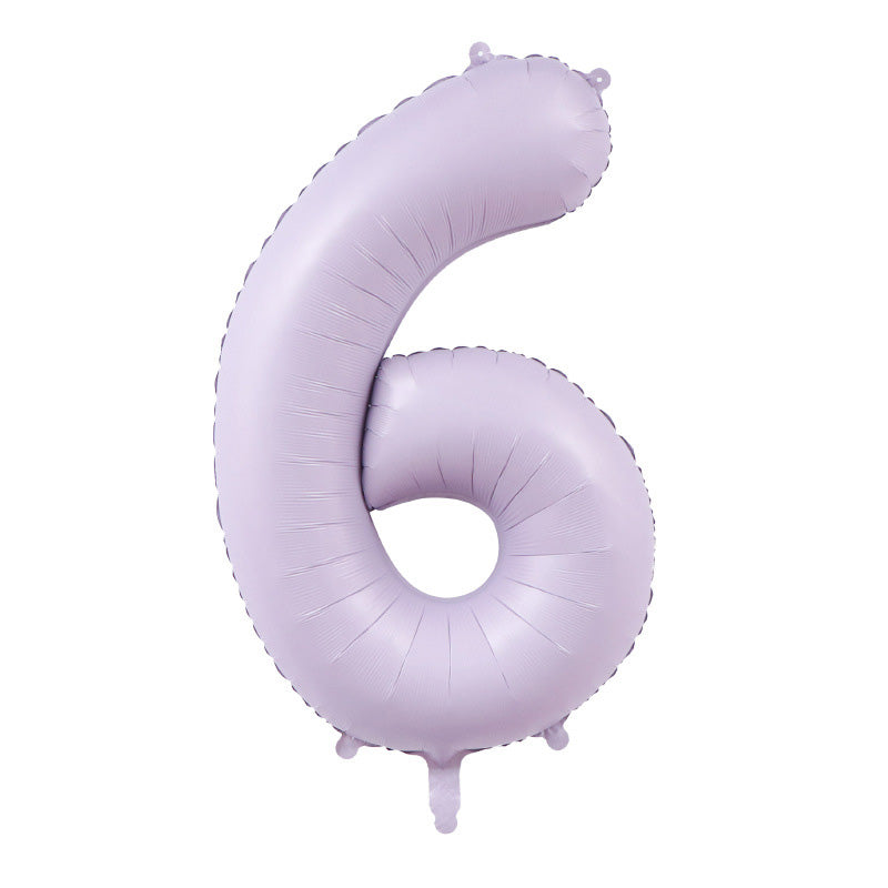 40" Lilac Jumbo Numbers