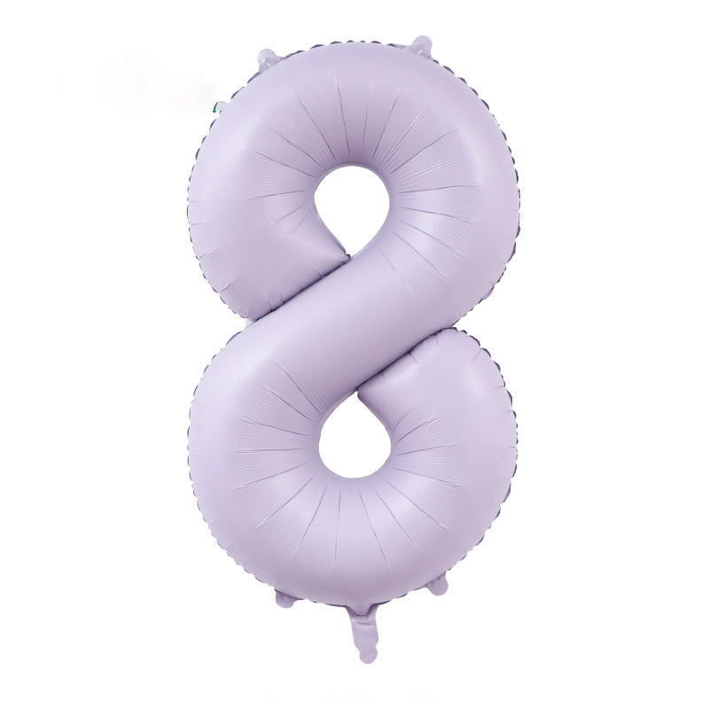 40" Lilac Jumbo Numbers