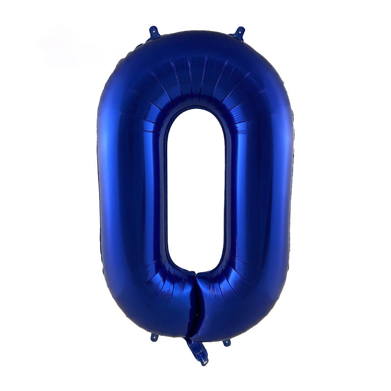 40" Blue Jumbo Foil Numbers