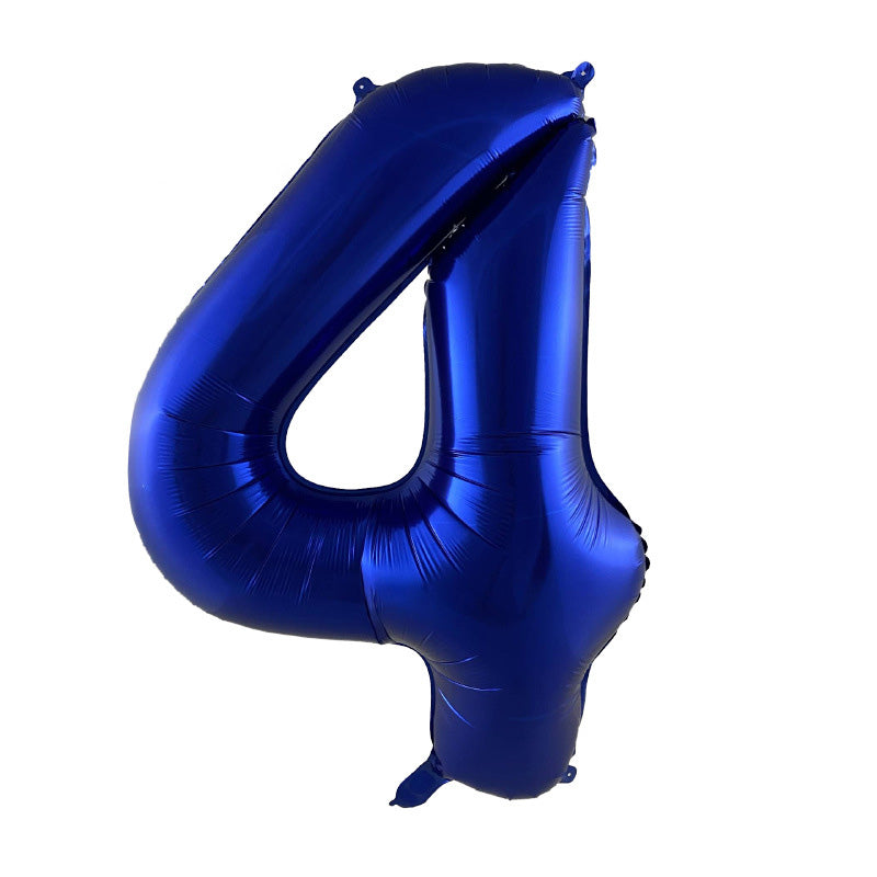 40" Blue Jumbo Foil Numbers