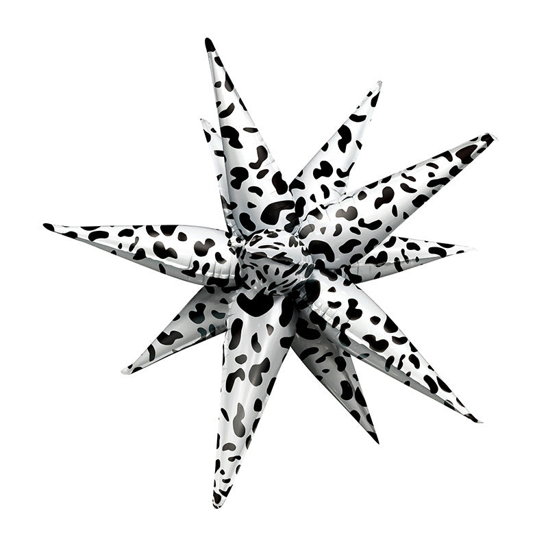 Bululu 26" Cow Print Print Starburst