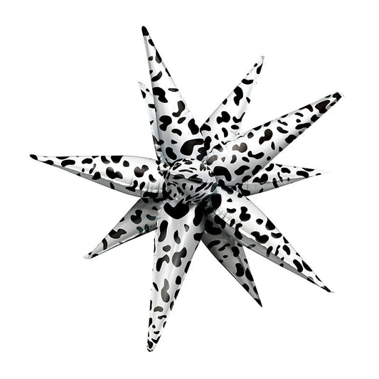 Bululu 26" Cow Print Print Starburst