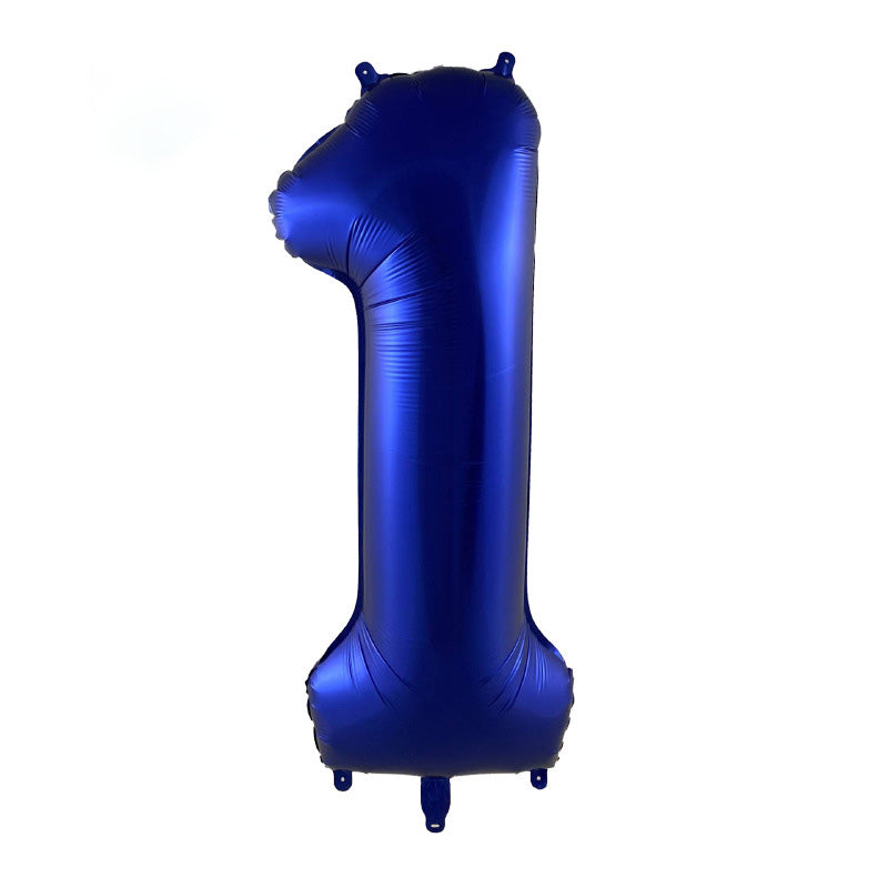 40" Blue Jumbo Foil Numbers