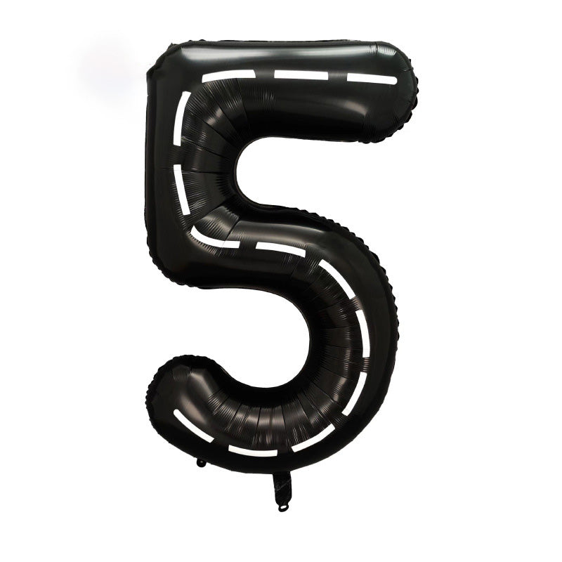 40" Race Track Jumbo Foil Numbers