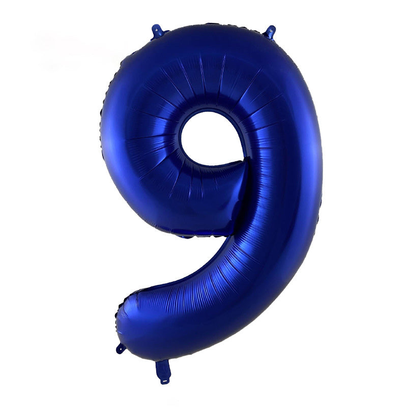 40" Blue Jumbo Foil Numbers