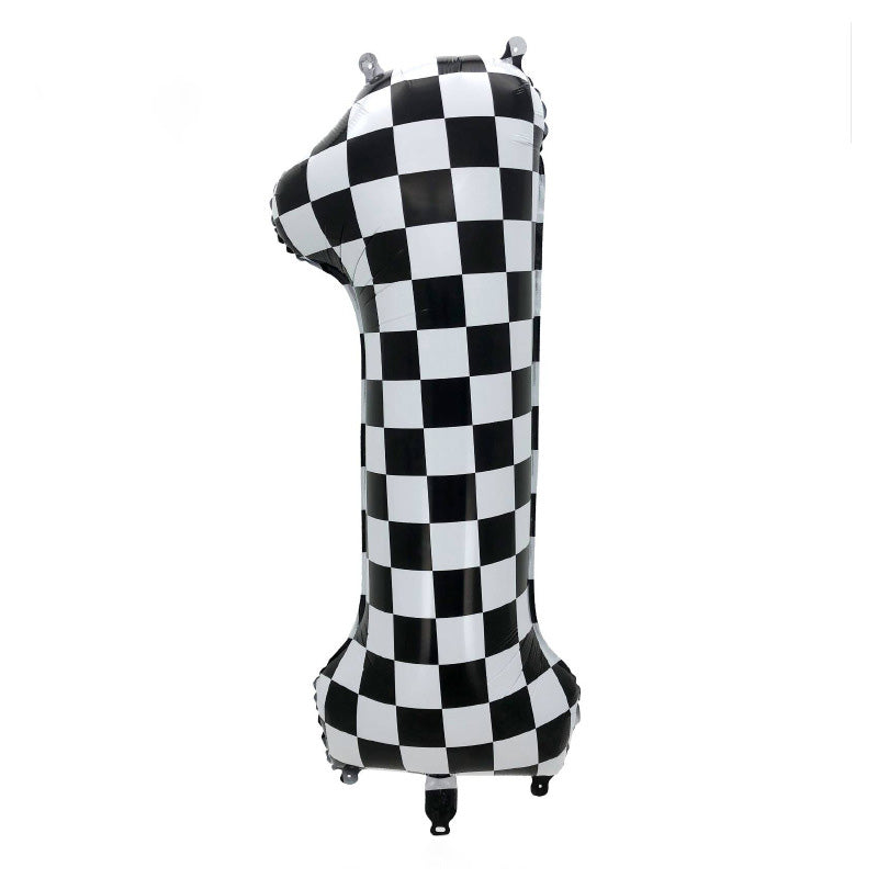 40" Checkered Foil Numbers