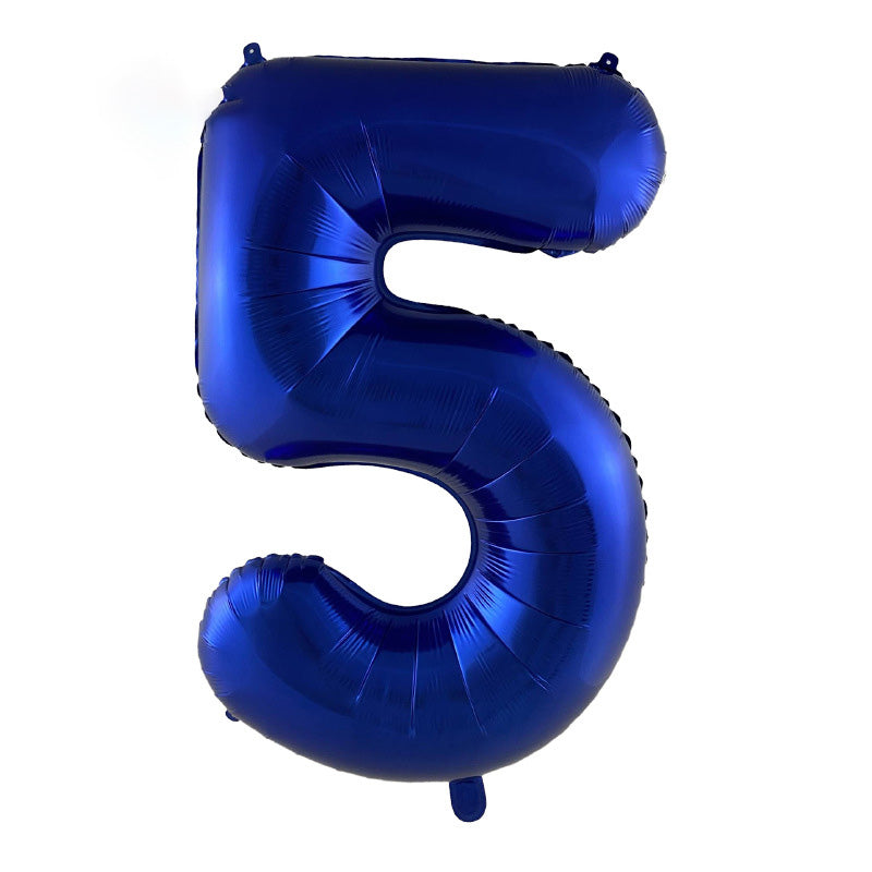 40" Blue Jumbo Foil Numbers