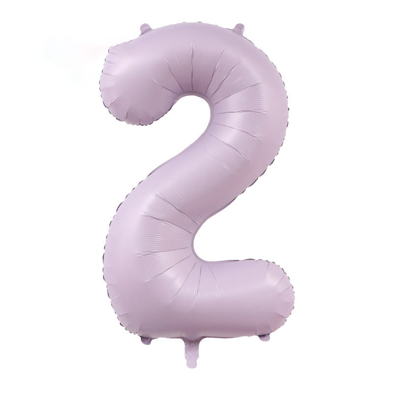 40" Lilac Jumbo Numbers