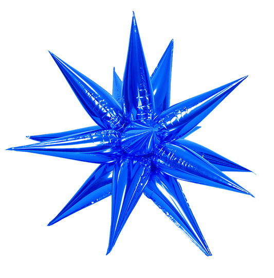 Bululu 26" Blue Starburst Balloon