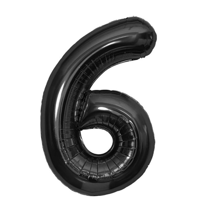 40" Black Jumbo Numbers
