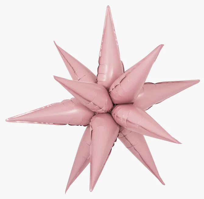 Starburst Balloons 40" (Baby Pink)